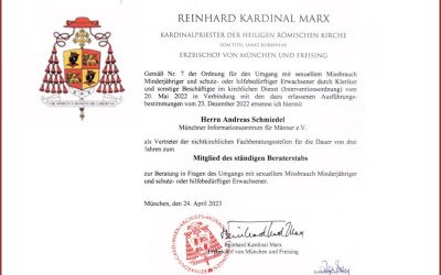 Kardinal Marx ernennt A. Schmiedel zum Berater